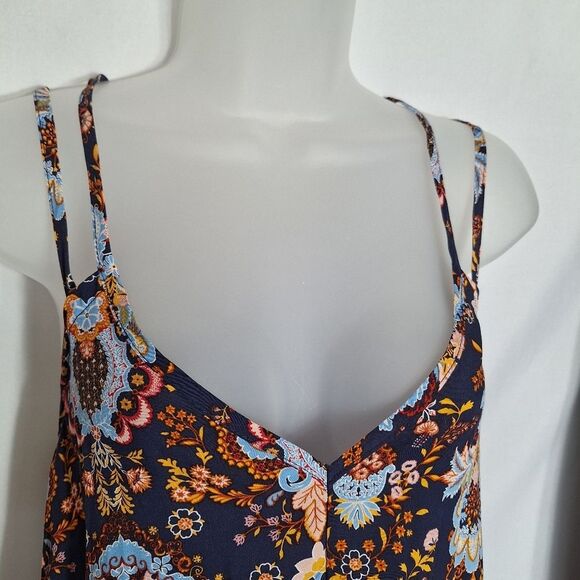 Wet Seal Womens Slip Sundress Summer Mini Hippie Gypsy Boho Chic Flowy Small - Picture 3 of 8